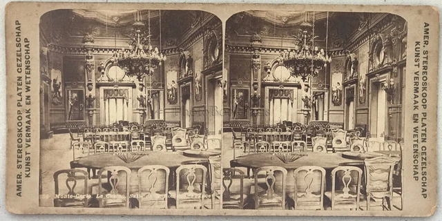 Monaco Monte-Carlo Kasino Photo Amer Stereoskoop Stereo Vintage Albumin