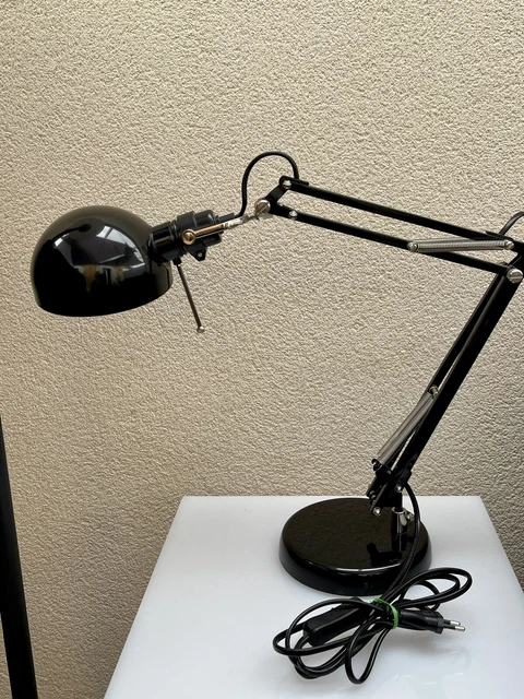 Lampe De Bureau Ikea Articulée – LED – Noire – Réglable – Occasion