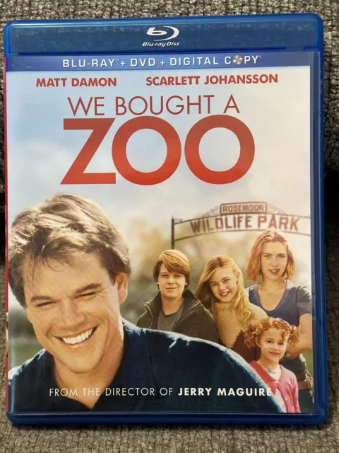 We Bought A Zoo (Blu-Ray + DVD 2012) Matt Damon Scarlett Johansson