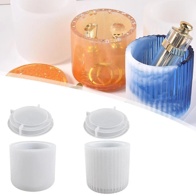 Molde de resina con soporte para velas - diseño decorativo 3D con silicona Z0C0 hágalo usted mismo 2023