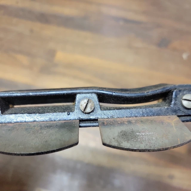K926- Antique  STANLEY Sweetheart No. 60 DOUBLE SPOKE SHAVE Concave & Flat 9