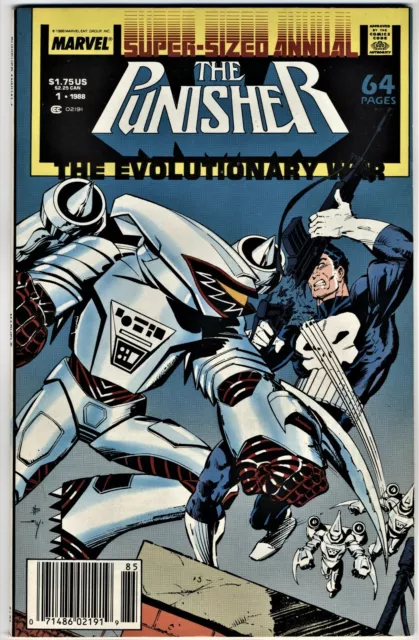 Punisher Super-Sized Annual # 1 Vf/Nm (1988) *The Evolutionary War*Smoke Free*