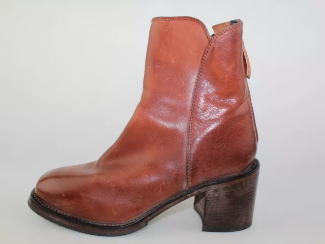 chaussures femme MOMA 37 EU bottines marron cuir DF279