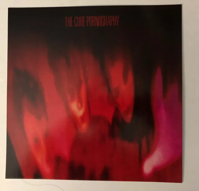 THE CURE Pornography 12x12 Record Album Cover Poster Flat NEW