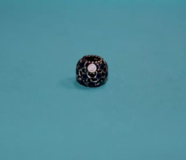 Pandora Sterling Silver/14K Gold Night Sky Charm #791371CZ  [103GCM]