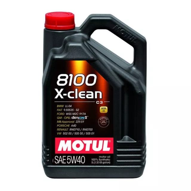 Motul 8100 X-clean 5W-40 Synthetic Oil