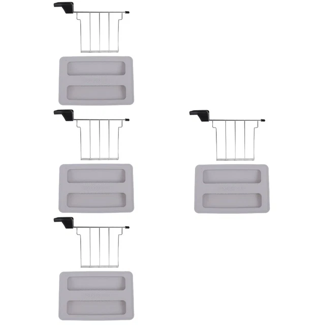 4 Sätze Ersatz Toaster-Silikondeckel Toaster-Sandwich-Clip und -Abdeckung