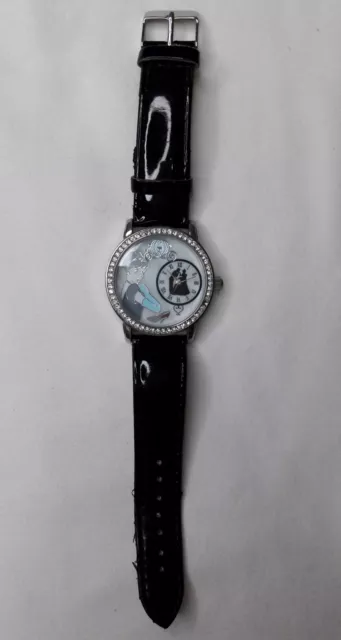 Orologio ACCUTIME Disney's Cenerentola con cassa in strass e cinturino in pelle