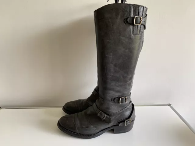 Belstaff Stiefel Trialmaster Lederstiefel Leder Schuhe Boots Biker Motorrad Rar