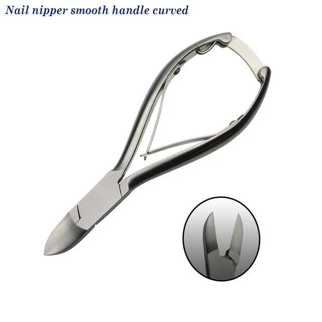 Nail Nippers Clippers Smooth Handle curved Podiatry Chiropody Instruments