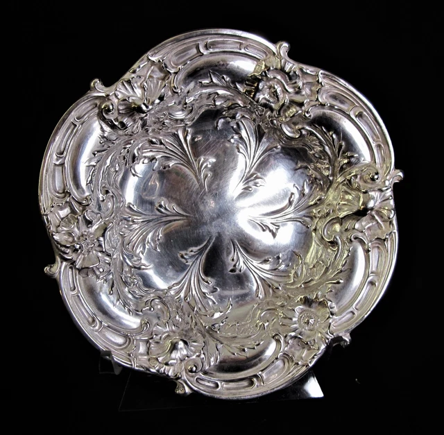 Reed and Barton Sterling Silver Bon Bon Dish Les Six Fleurs - X276