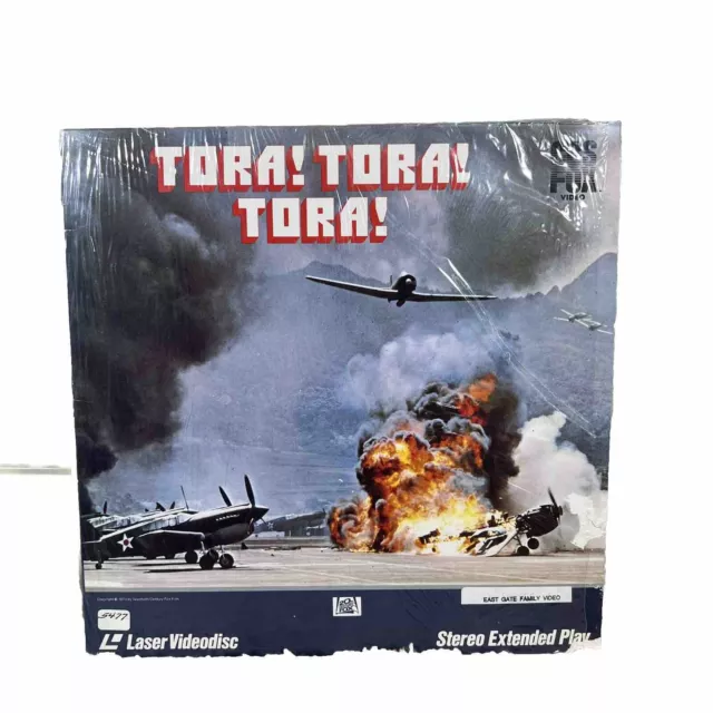 Tora! Tora! Tora! Laserdisc LD Laser Disc Pearl Harbor 2 Disc Joseph Cotton War