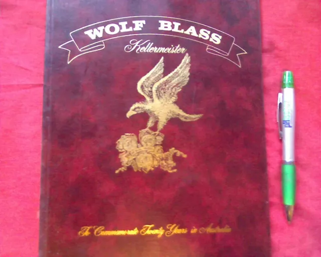 Wolf Blass Wines, Kellermeister, 20 year Commemorative book, Barossa Valley