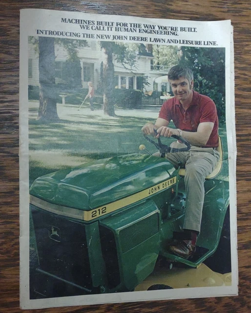 1975 John Deere Lawn And Garden Catalog Advertisement Marengo,Ill.200-300-400