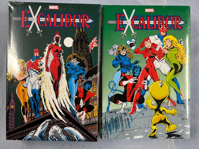Marvel Comics EXCALIBUR Omnibus Vol #1 & 2 HC  Davis Cvr (2022) Global Shipping
