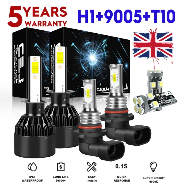 thumbnail image 2 of Limastar Xenon White 6000K Headlight Upgrade Kit For Civic FN2 (2005+) – H1 & H7 Bulbs, 6-Piece Set 2 of 5