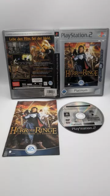 Der Herr Der Ringe Die Rückkehr Des Königs - OVP - Anleitung - Playstation 2 PS2