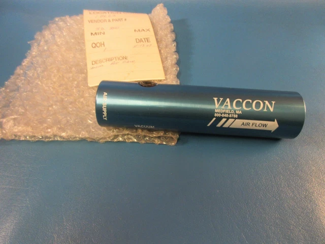 Norgren Vaccon JD-350, Max J Series Fixed Venturi, Cylindrical Vacuum Pump Norgren Vaccon JD-350, Max J Series Fixed Venturi, Cylindrical Vacuum Pump