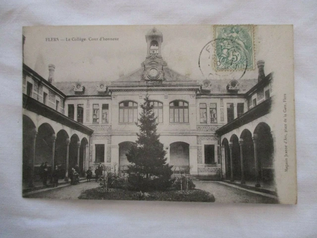 Cpa Orne 61 Flers Le College, Court Of Honor