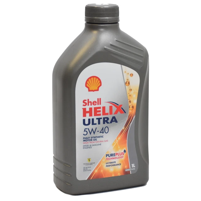 SHELL HELIX ULTRA 5W40 Huile Moteur 5 Litres ACEA A3/B4 VW BMW Mercedes ...