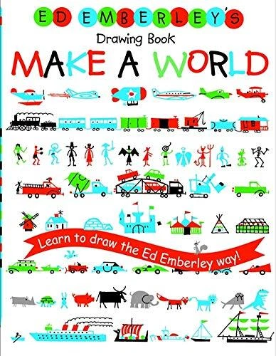 Ed Emberley's Drawing Book: Make a World PAPERBACK
