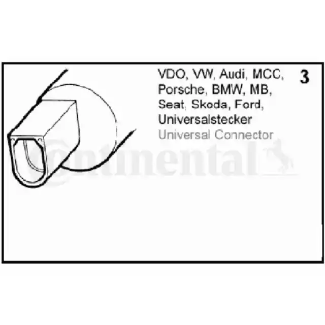 Waschwasserpumpe Scheibenreinigung CONTINENTAL/VDO 246-082-008-025Z für BMW Seat 2