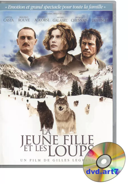 DVD : LA JEUNE FILLE ET LES LOUPS - Laetitia Casta - Jean-Paul Rouve