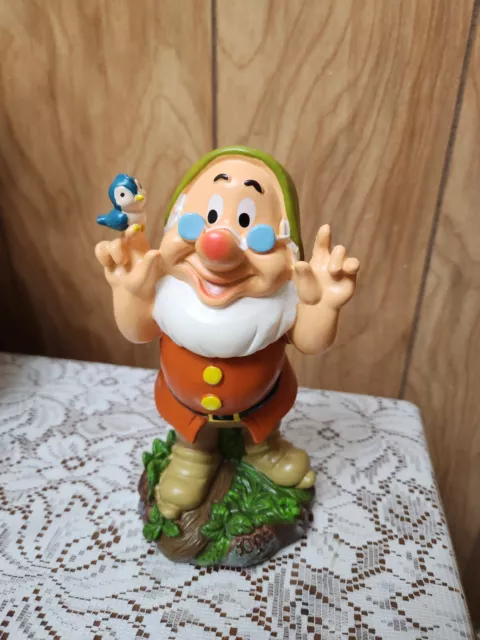 New 2023 Disney Snow White "DOC" Garden Gnome Figurine!  Measures 8"  MINT