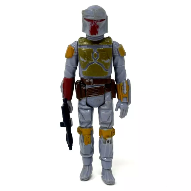 Kenner Star Wars ESB Boba Fett FACTORY ERROR UNPAINTED BLACK ON HELMET Vintage