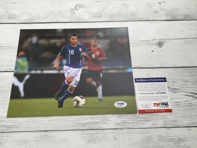 Sebastian Giovinco Signed Italy Italia 8x10 Photo PSA/DNA COA Autographed e