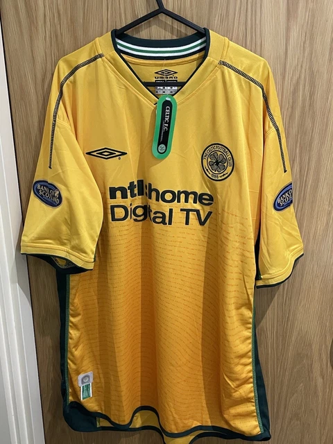 Celtic Sutton 9 Away Football Shirt 2004/05 Adults XXL Umbro A222