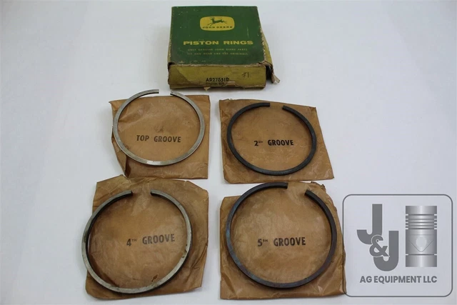 NOS JOHN DEERE PISTON RING SET STD AR27851R #1 3010 3020 4010 500 Tractors