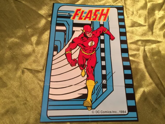 DC Comics - THE FLASH - 1984 MINI POSTER 7" x 12" FINE