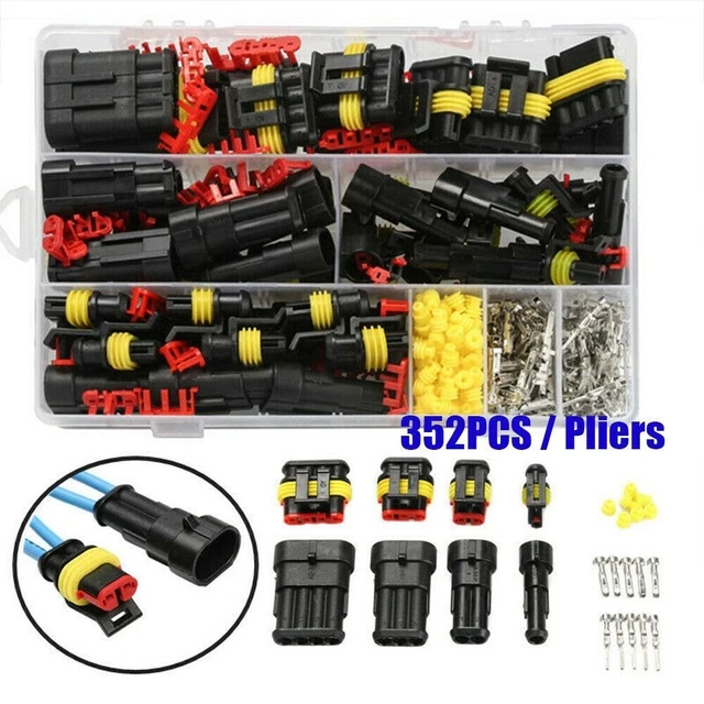 Hupenstecker 2-Pin Wasserdicht - Kompatibel Mit Audi A3 A4 A6 & Anderen Modellen