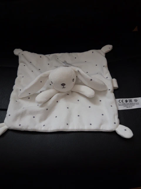 Doudou plat lapin blanc étoiles SIMBA TOYS  neuf