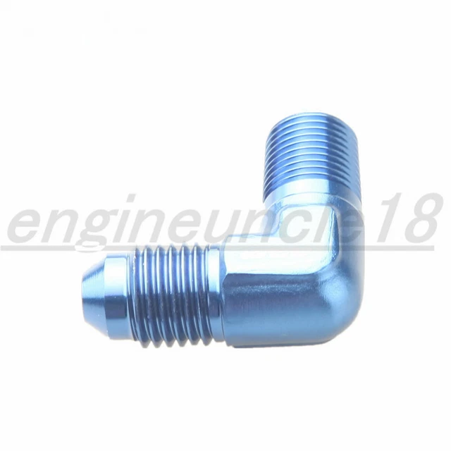 Raccordo A Gomito 90&deg; 1/2 NPT Maschio-Femmina In Alluminio Cromato - Super Sunny