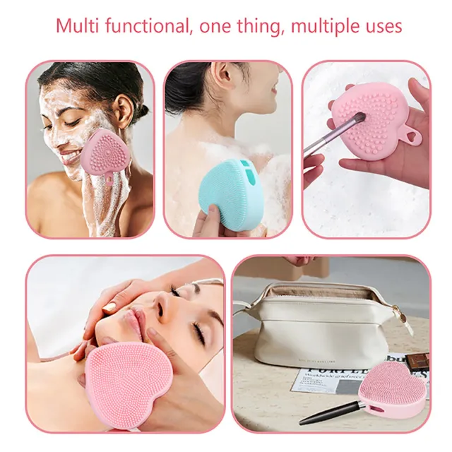 Facial Cleansing Brush Face Deep Clean Massage Beauty Shower Skin Care Tool EI