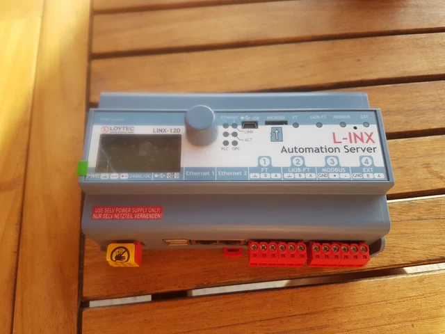 Loytec Linx-120 Automation Server Lonworks Modbus OPC MBUS KNX(used)NEU ohne OVP