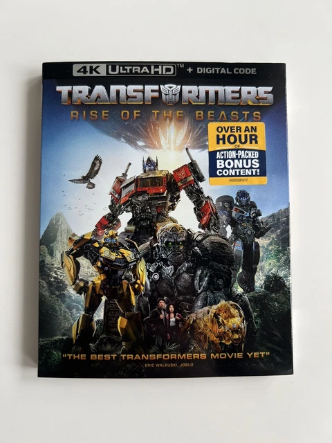 TRANSFORMERS: RISE OF the Beasts (4K + Digital Code + Slipcover