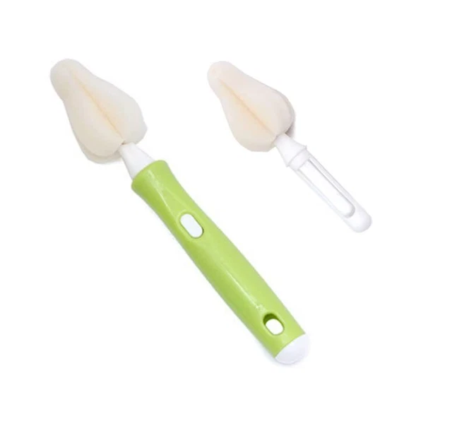 Duehut HLLMX 1PCS Baby Bottle Brush The Baby Nipple Brush Cleaning Brush to