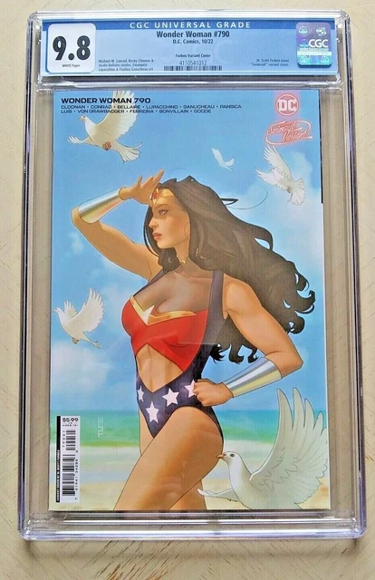 Wonder Woman Comic #790 Forbes Variant Cover CGC Graded 9.8