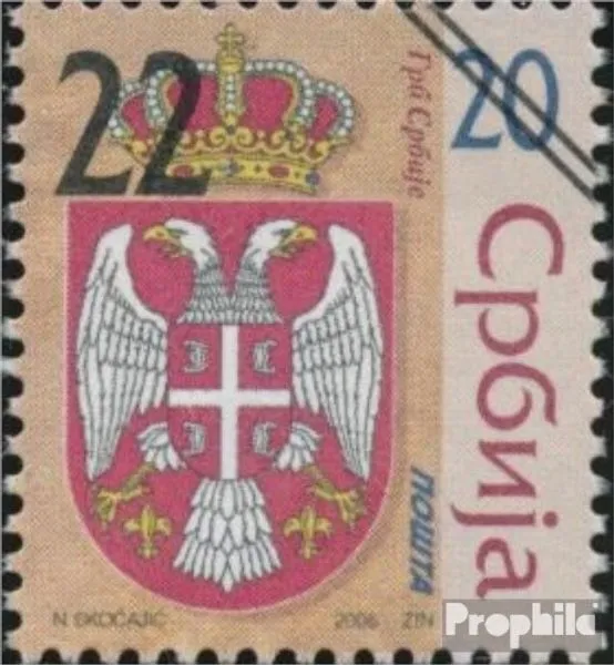 Briefmarken Serbien 2009 Mi 277 postfrisch Flaggen und Wappen
