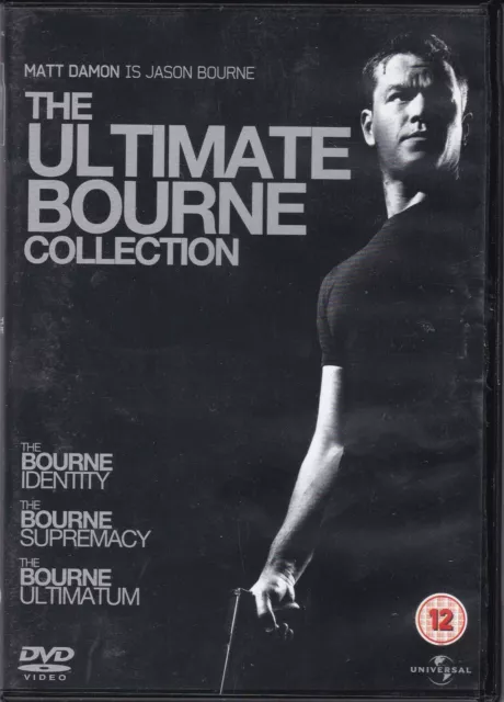 THE ULTIMATE BOURNE COLLECTION ( 3 DVD Box ) Matt Damon