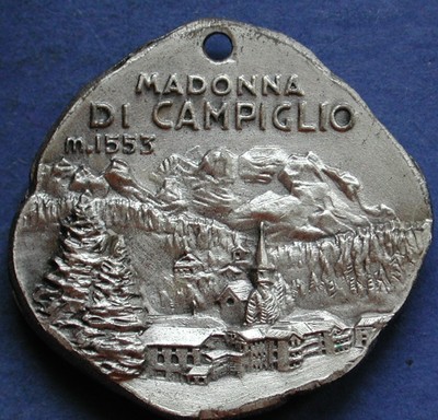 MEDAGLIA MONTAGNA TRENTINO ALTO ADIGE SKI SCI RIFUGIO "GARDECCIA" RE LAURINO #1 