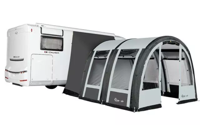 Starcamp Traveller AIR Klimatex Charcoal Size 1 Low Drive Away Motorhome Awning