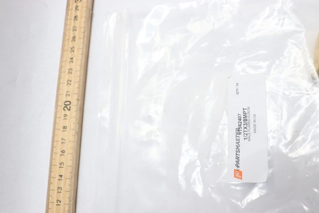 (10-Pk) PartsMaster Male Flared Elbow 1/2" T x 3/8" MPY 41542407