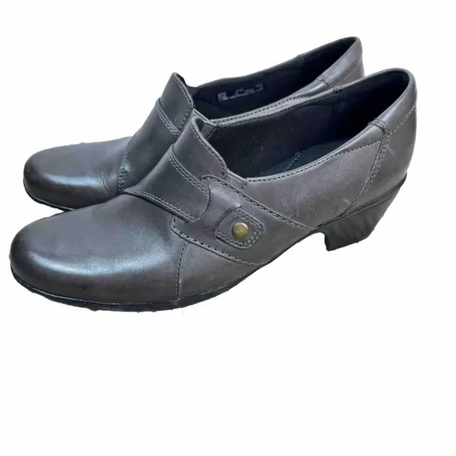 CLARKS BENDABLE WOMAN S Ingalls Geneva Leather Slip On Shoes Size 9.5N 24.97 PicClick