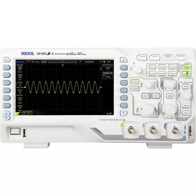 Oscilloscope numérique Rigol DS1202Z-E 200 MHz 2 canaux 1 Géch/s 24 Mpts 8 bits