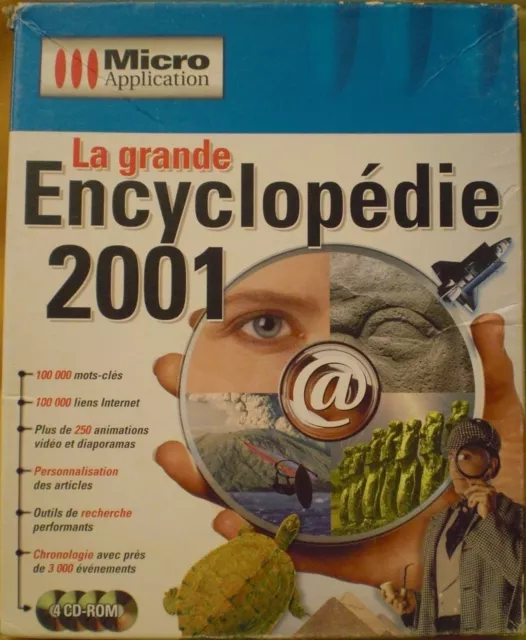 La Grande Encyclopedie 2001 Anciens Logociels Pour Pc - Micro Application