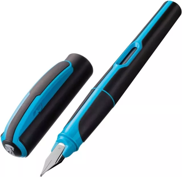 Pelikan 801263 Füllhalter Style Neon M-Feder blau Hochwertig NEU